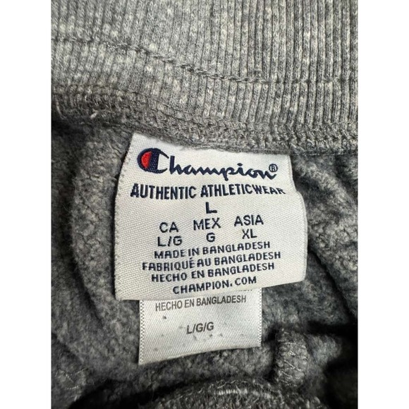 Alabama Crimson Tide Sweatpants Mens Large Gray Champion Football Fleece Lined - Picture 4 of 6